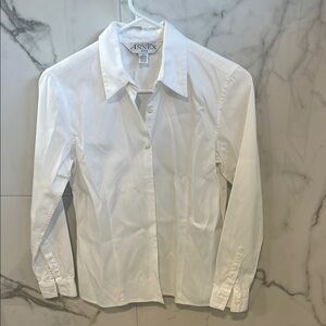 Annex White Button-Up Shirt